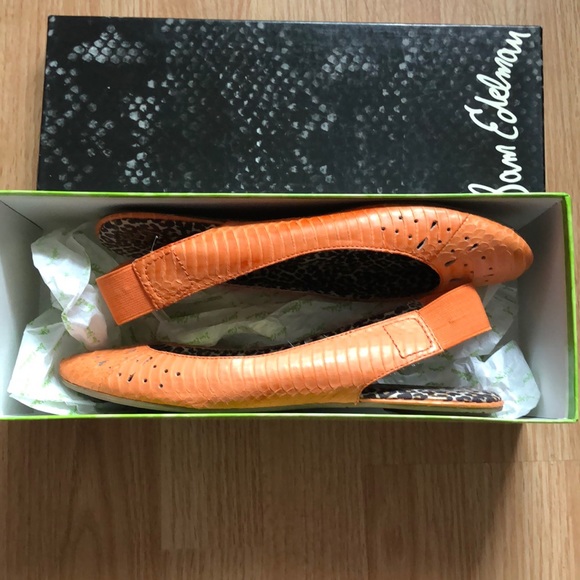 Sam Edelman Belly Snake skin flats , size 8 - Picture 6 of 8